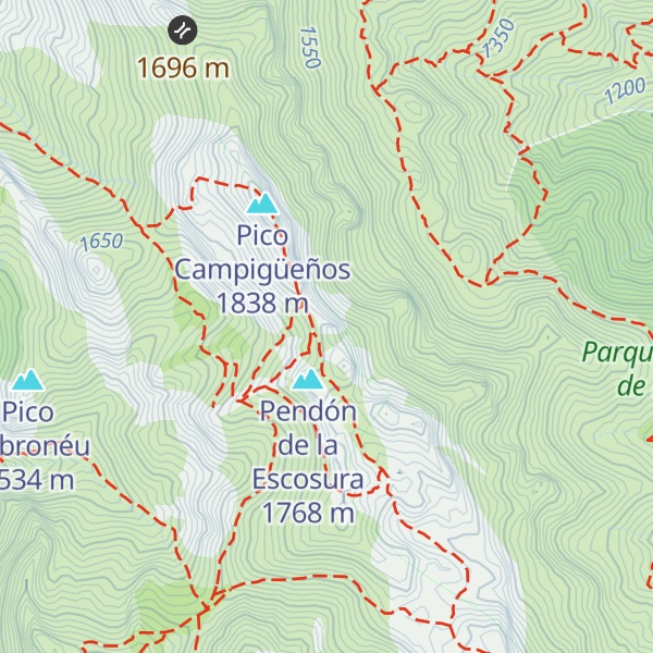 Map of Xerra les Vallesqueres