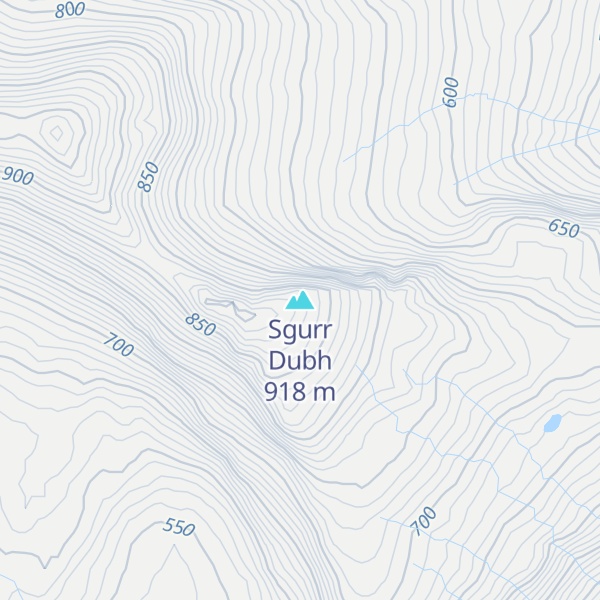 Map of Sgurr Dubh