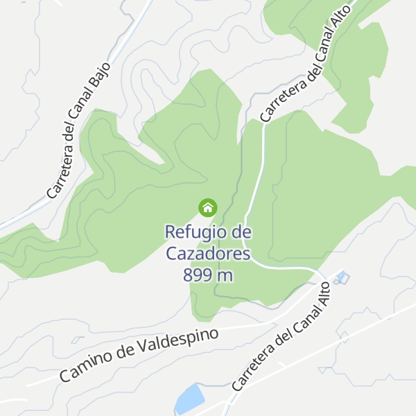 Map of Refugio de Cazadores