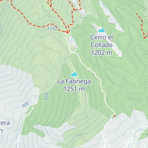 Map of La Fabriega