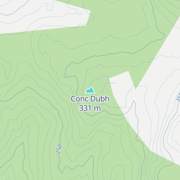 Map of Conc Dubh