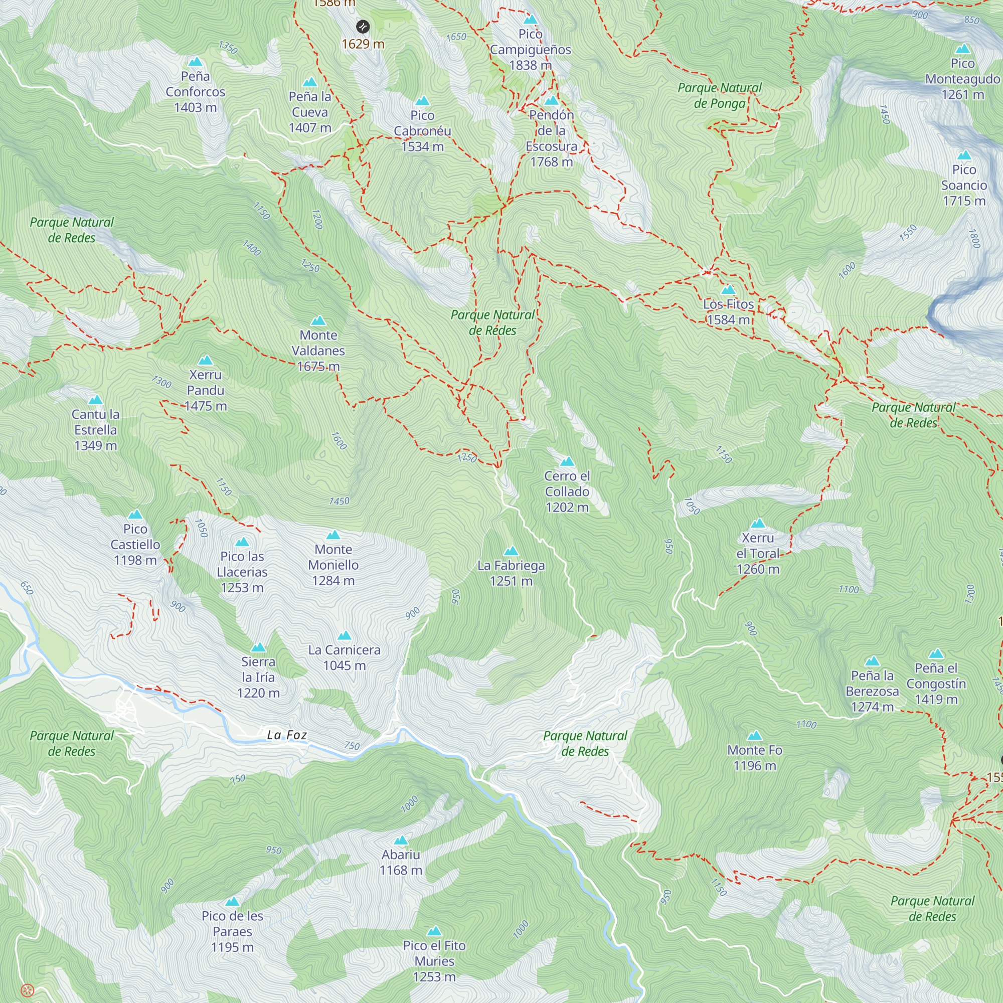 Cabaña del Xuacu map