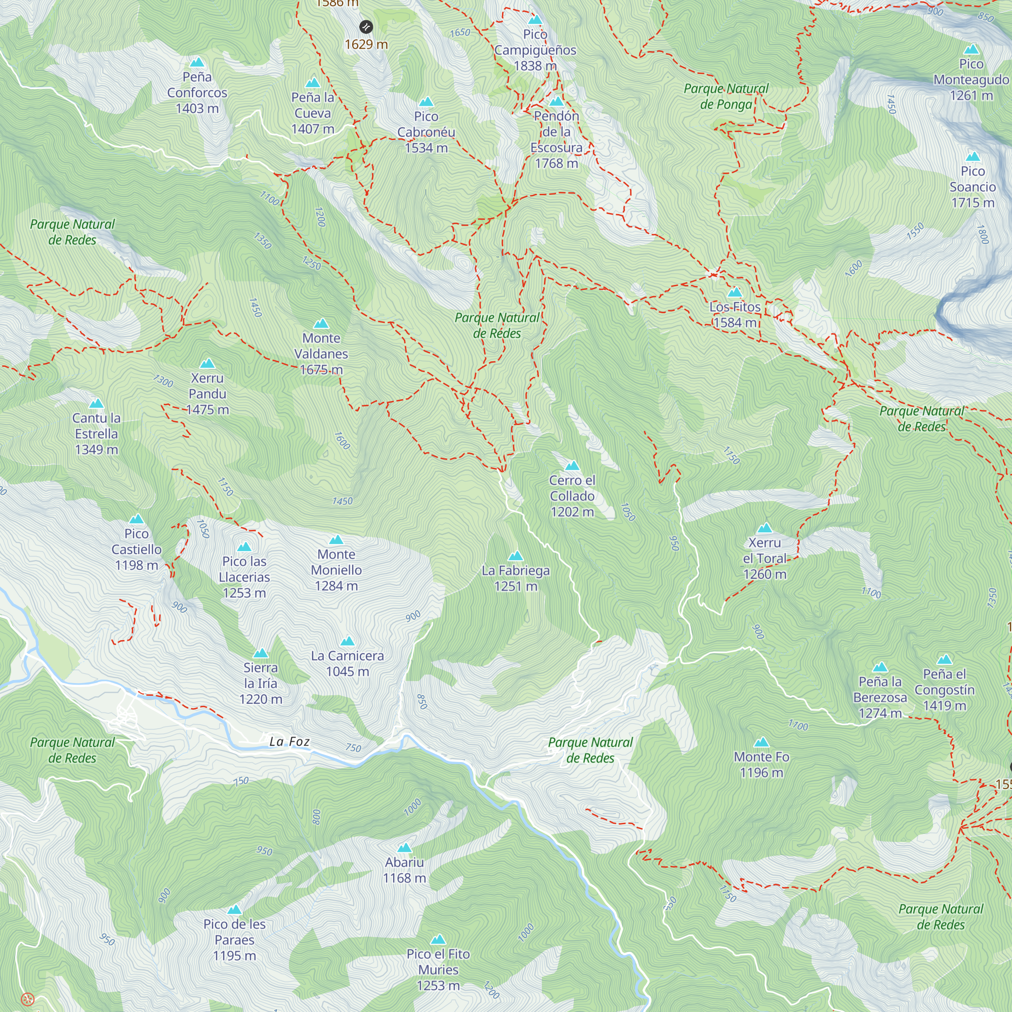 Cabaña del Xuacu map