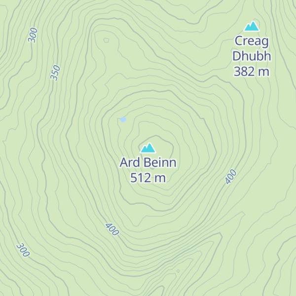 Map of Ard Beinn