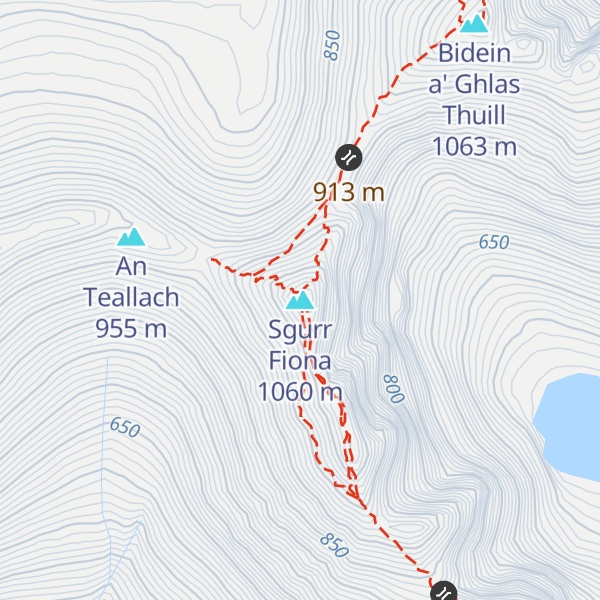 Map of Sgurr Fiona