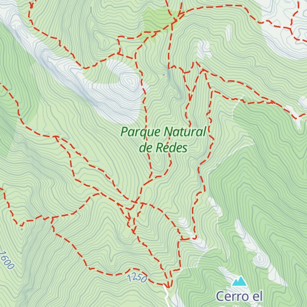 Map of Pico los Ladrones