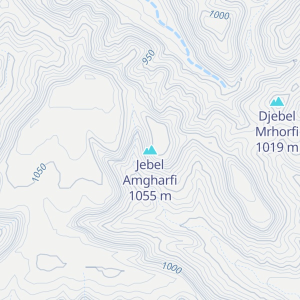 Map of Jebel Amgharfi