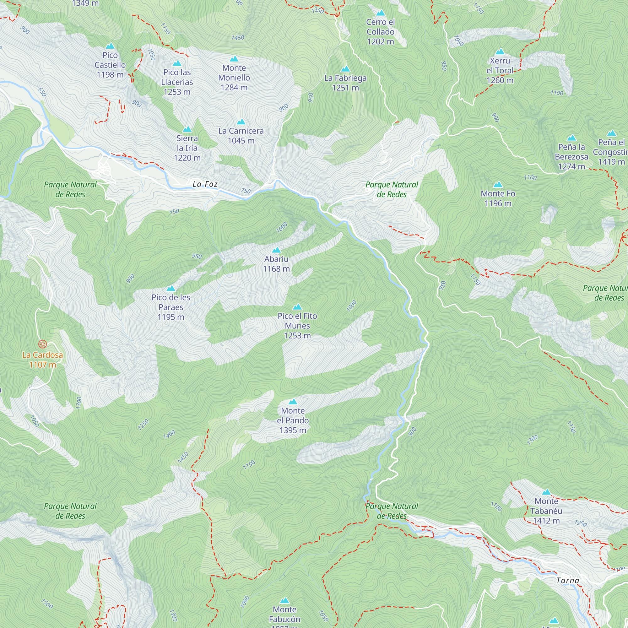 Cabañanes map