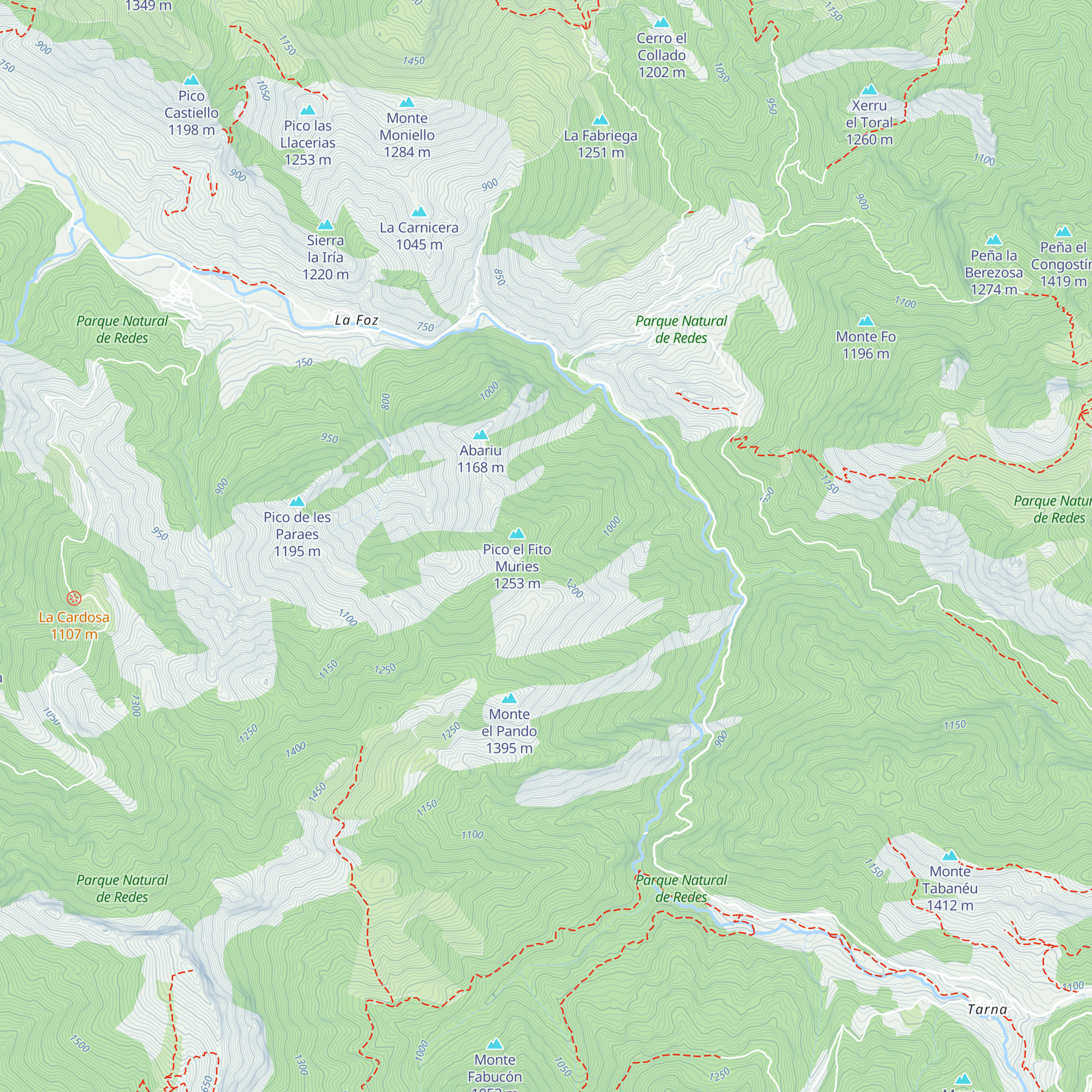 Cabañanes map