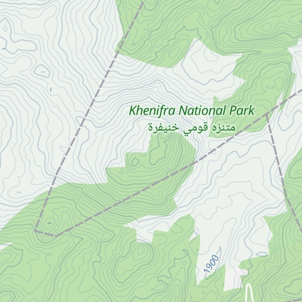 Map of Koudia Bou Zaline