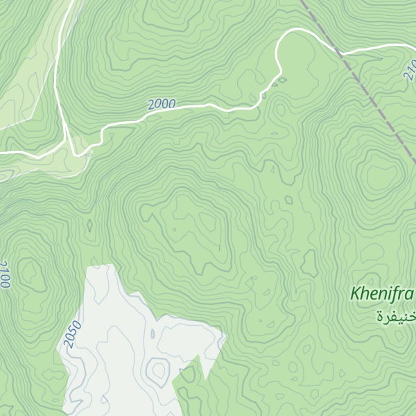 Map of Jebel Bou Igaouerh