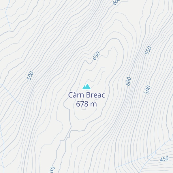 Map of Càrn Breac
