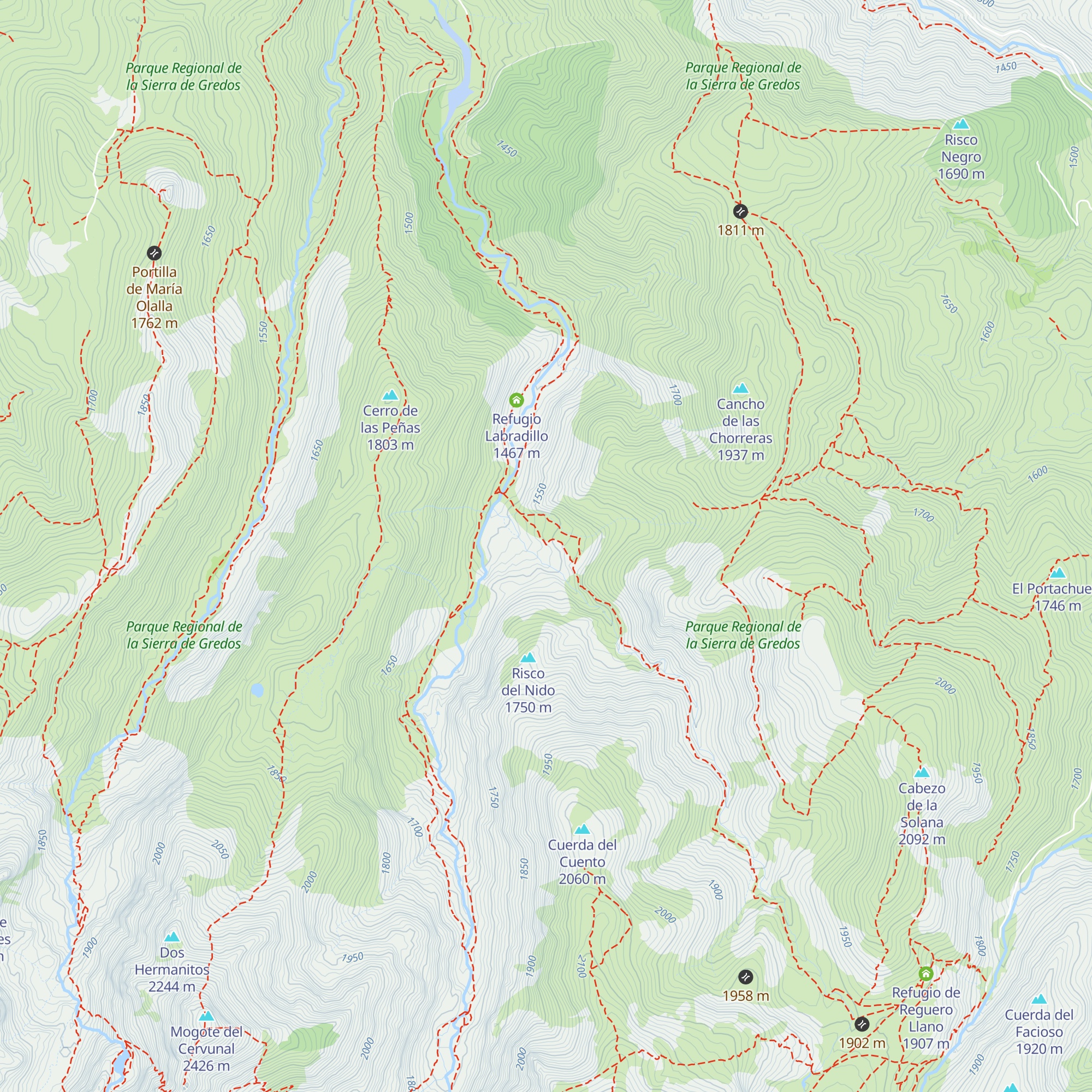 Refugio de Roncesvalles map