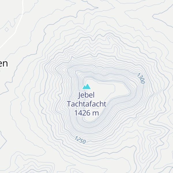 Map of Jebel Tachtafacht