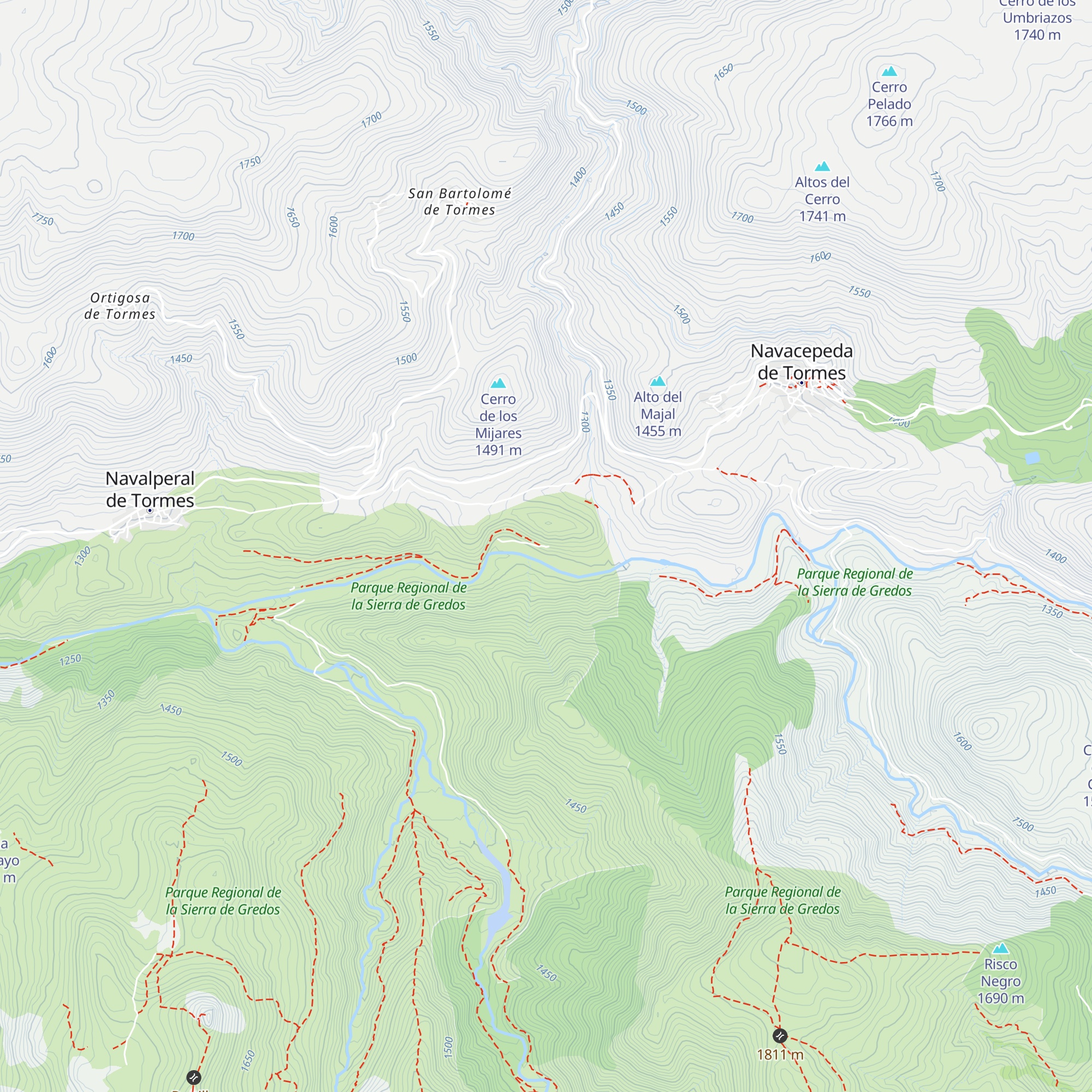 Refugio de pescadores La Moncillera map