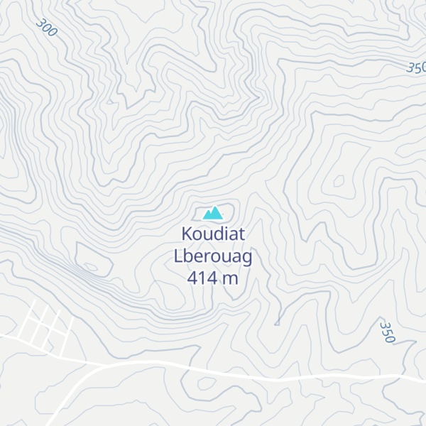 Map of Koudiat Lberouag