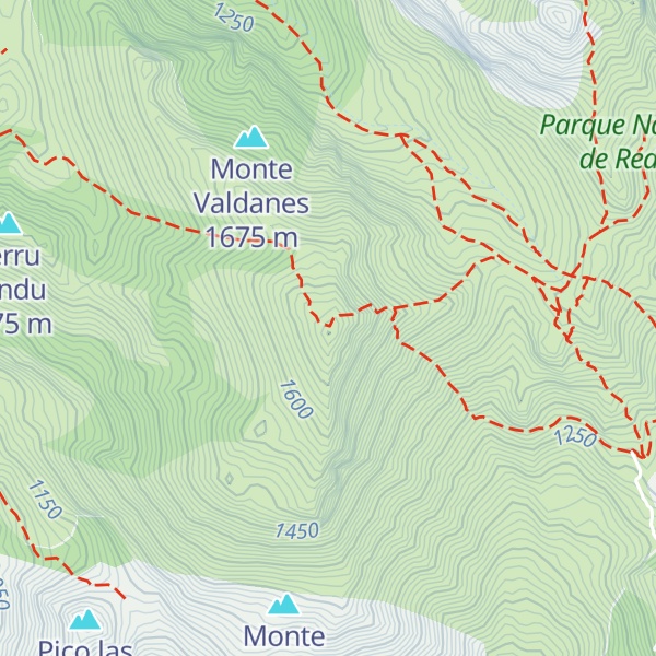 Map of Pico La Senda