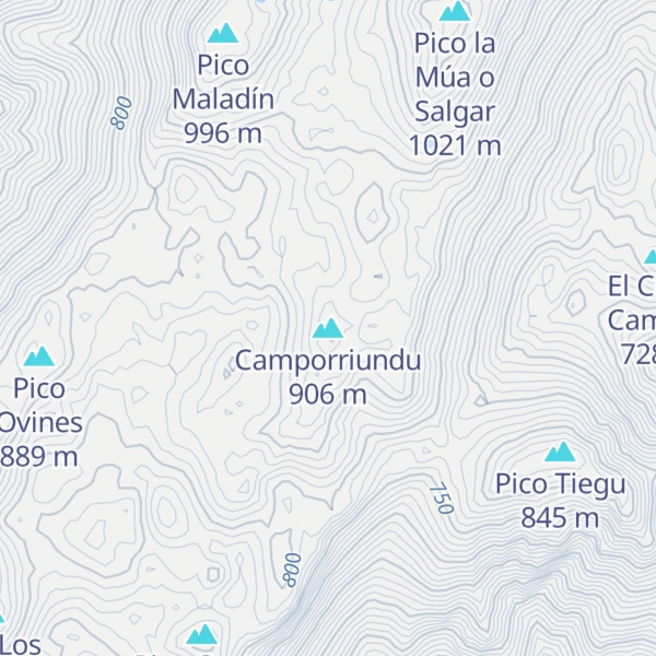 Map of Camporriundu