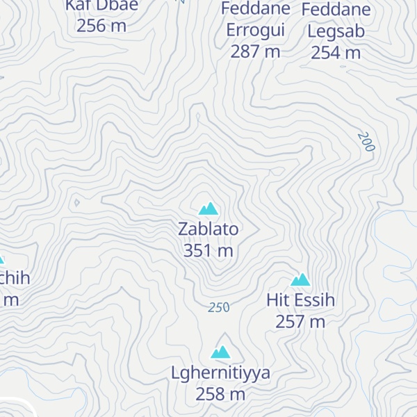 Map of Zablato
