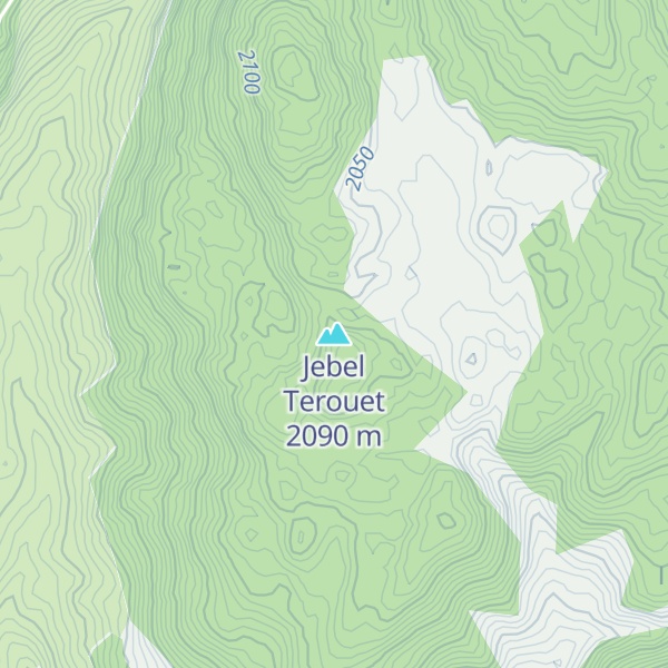 Map of Jebel Terouet