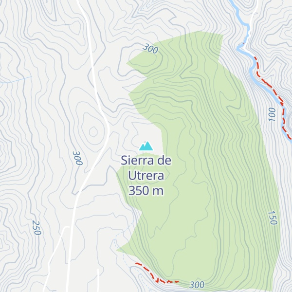 Map of Sierra de Utrera