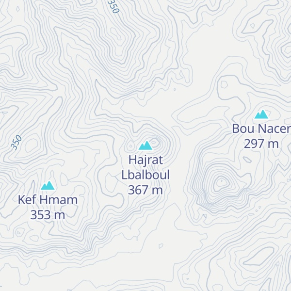 Map of Hajrat Lbalboul