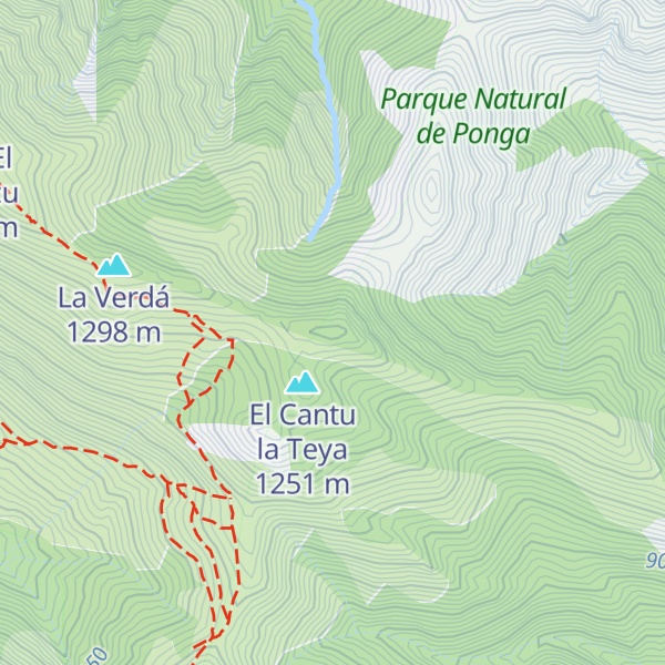 Map of Picu L´Asprón