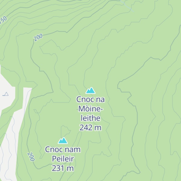 Map of Cnoc na Mòine-leithe