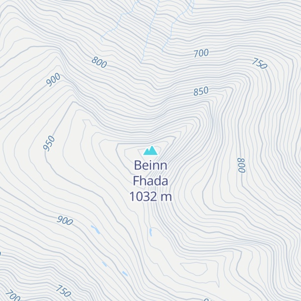 Map of Beinn Fhada
