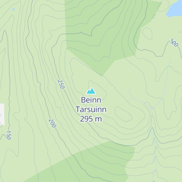 Map of Beinn Tarsuinn
