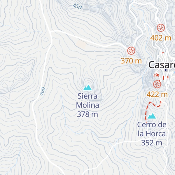 Map of Sierra Molina