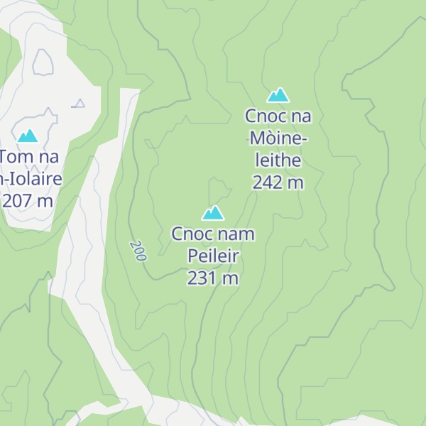 Map of Cnoc nam Peileir
