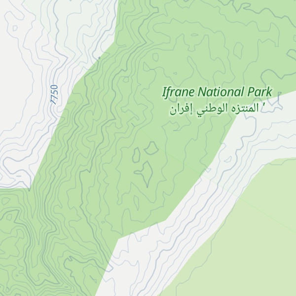 Map of Bou Mham Zouar