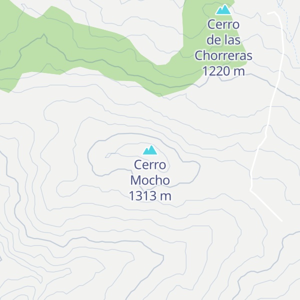 Map of Cerro Mocho