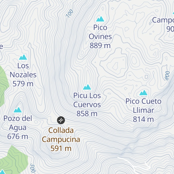 Map of Picu Los Cuervos