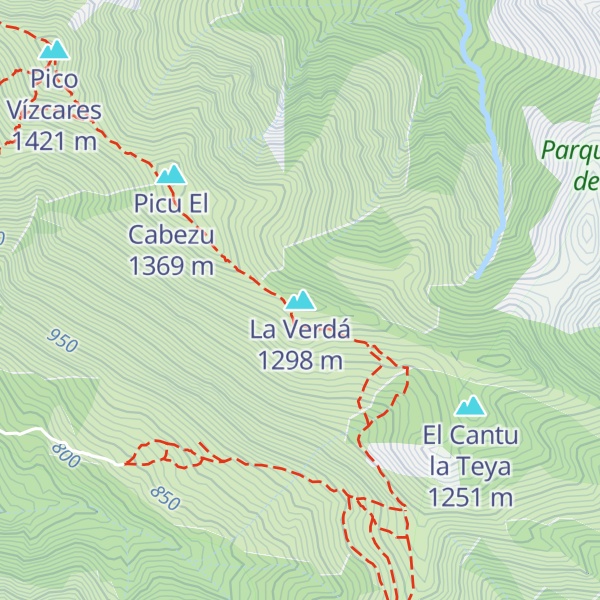 Map of La Verdá