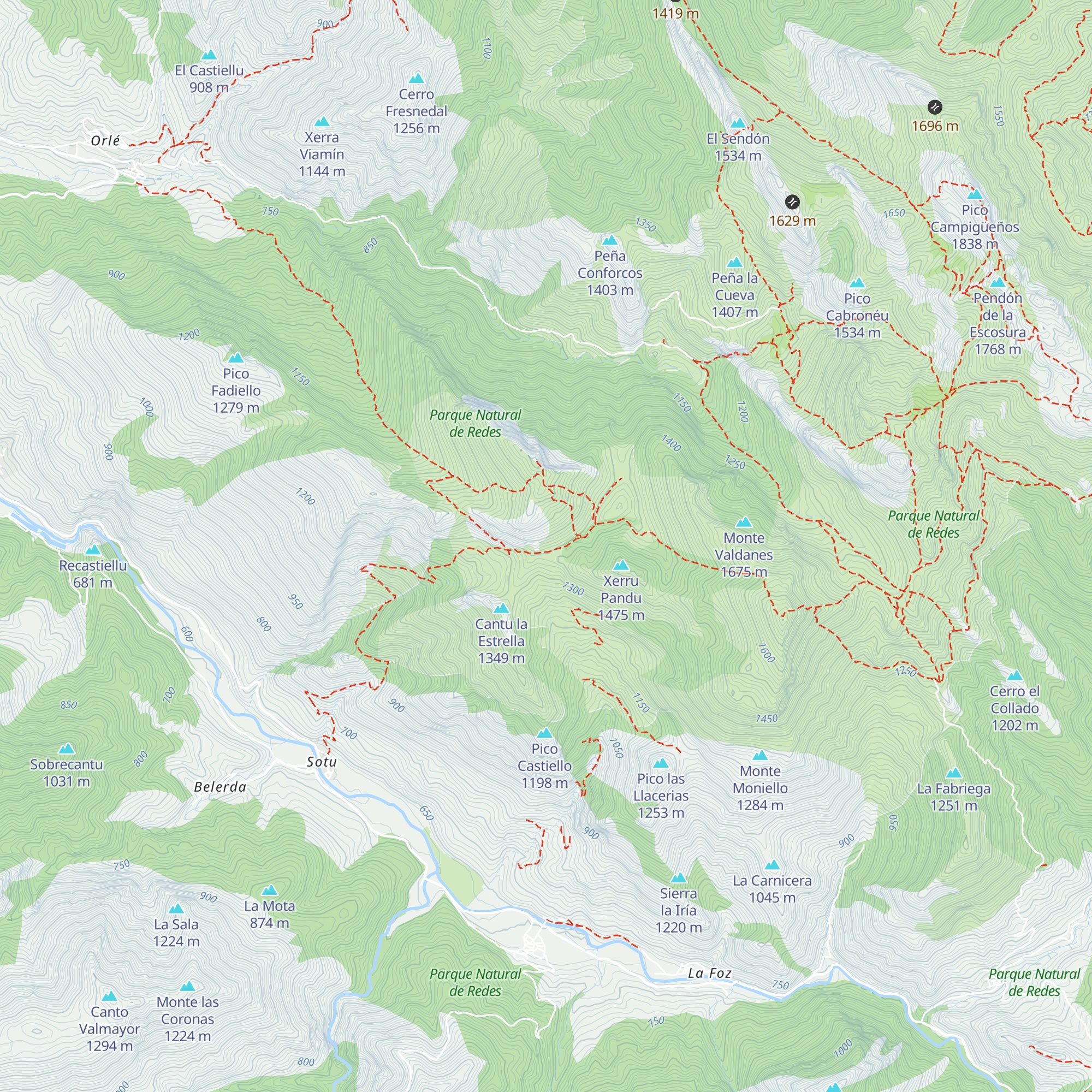 Cabaña Xerru map