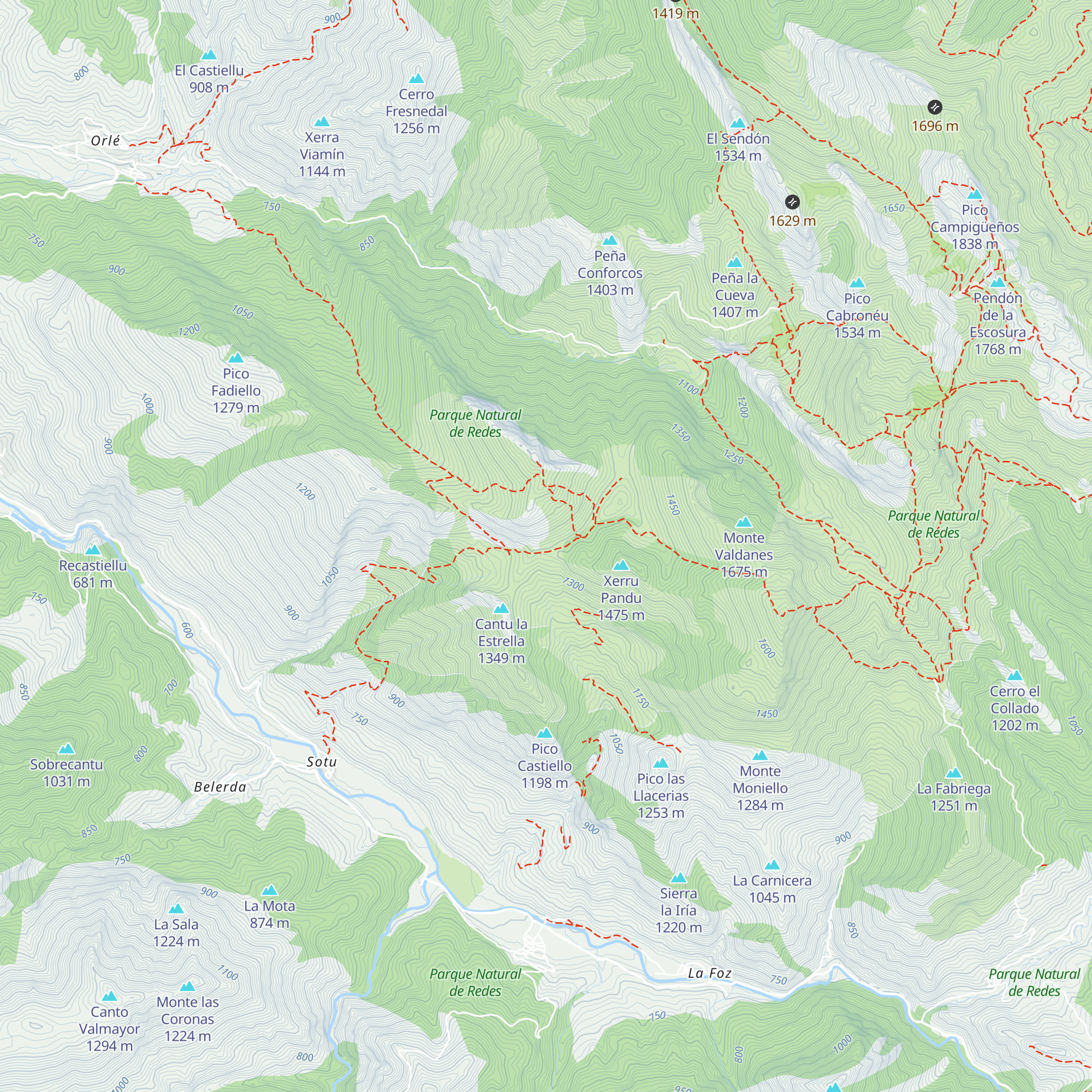 Cabaña Xerru map
