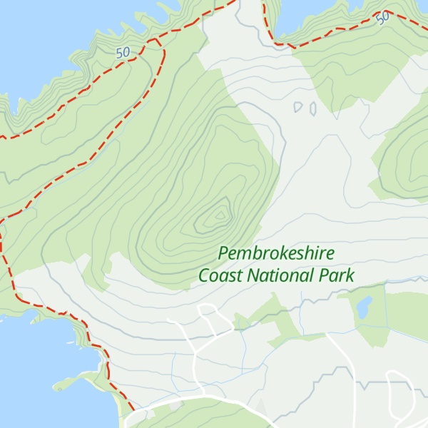 Map of Carn Llidi
