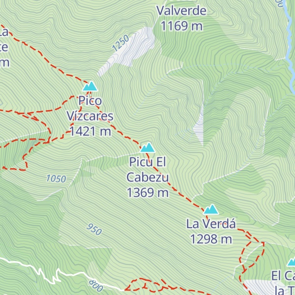 Map of Picu El Cabezu