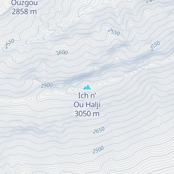 Map of Ich n’ Ou Halji