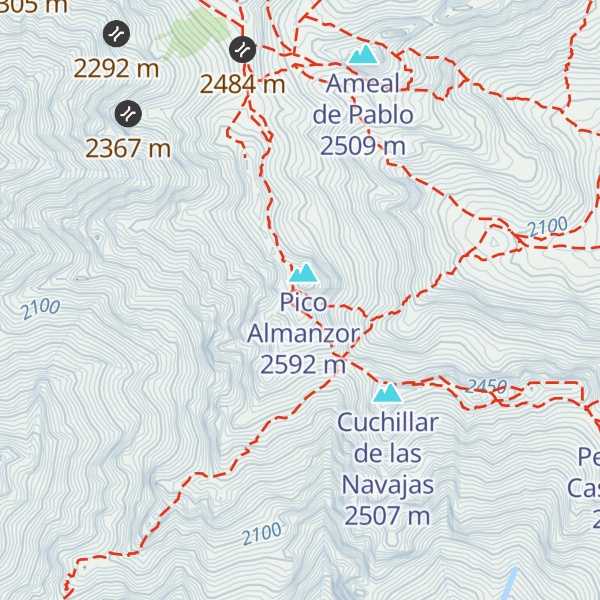 Map of Portilla del Crampón