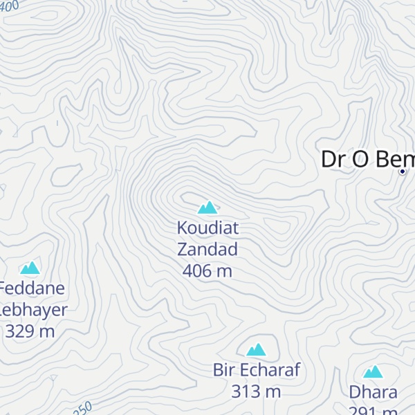 Map of Koudiat Zandad