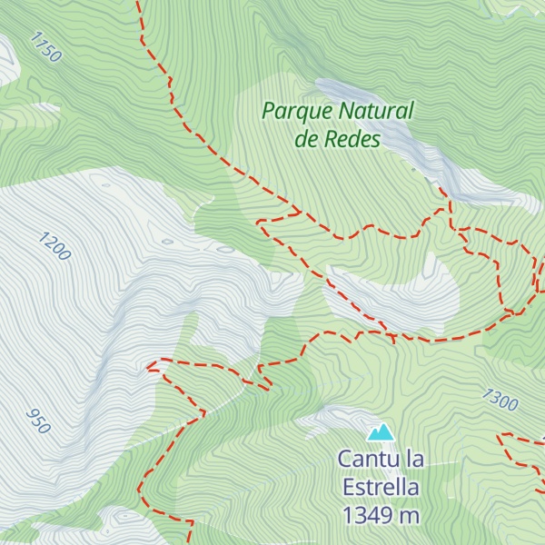 Map of Cerro Texerina