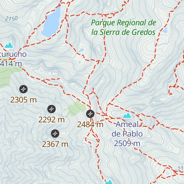 Map of Cerro del Venteadero