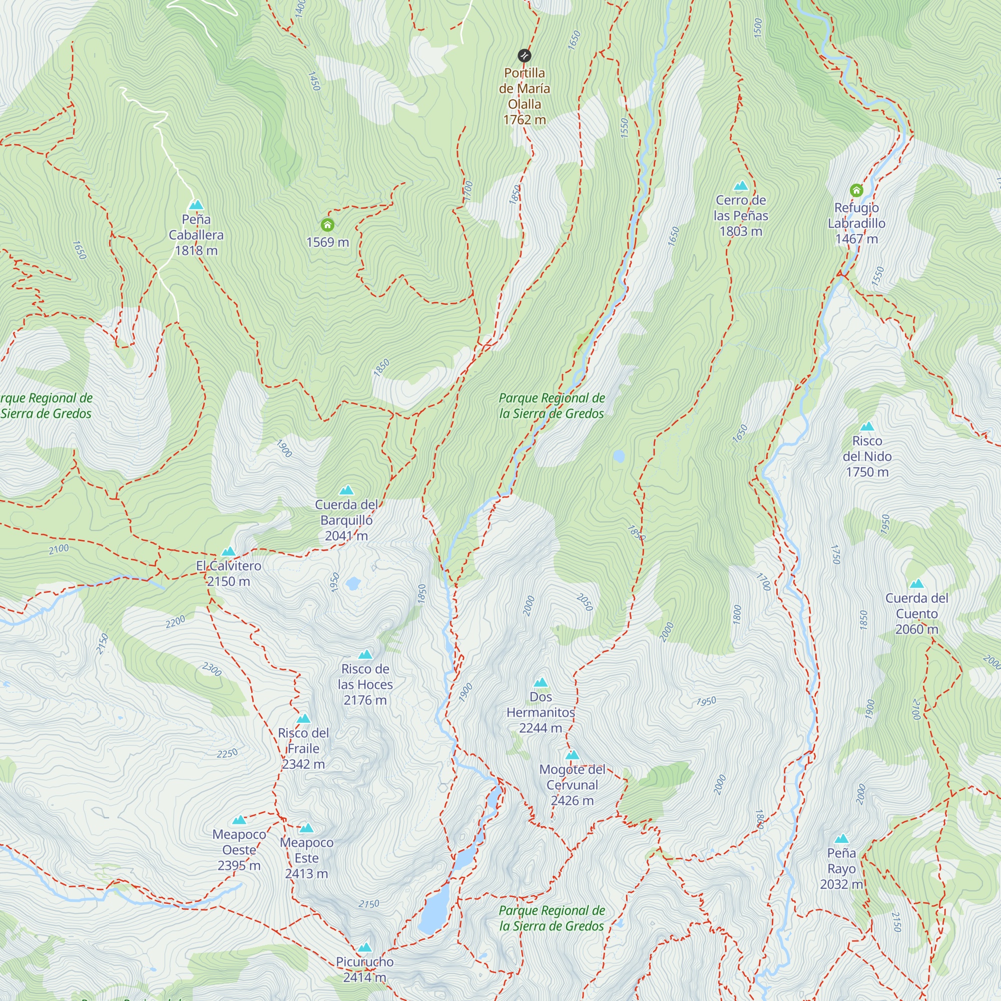Chozo de la Barranca map