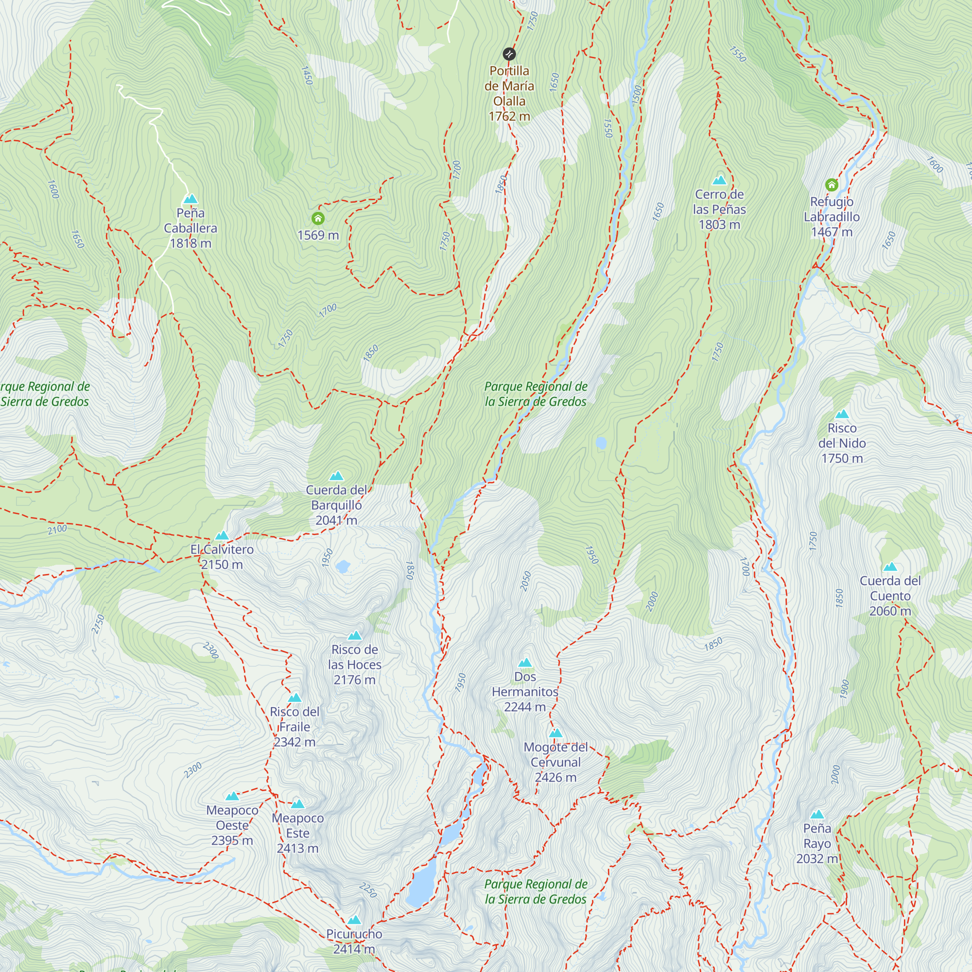 Chozo de la Barranca map