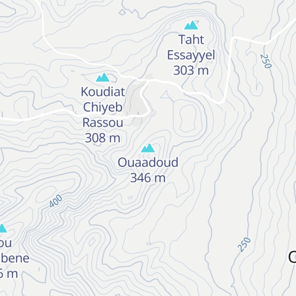 Map of Ouaadoud