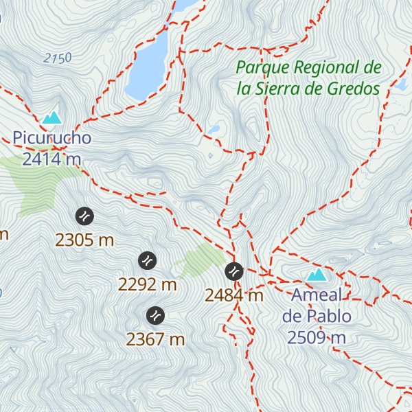 Map of Pico del Güetre