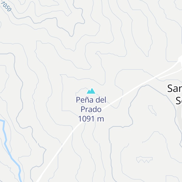 Map of Peña del Prado